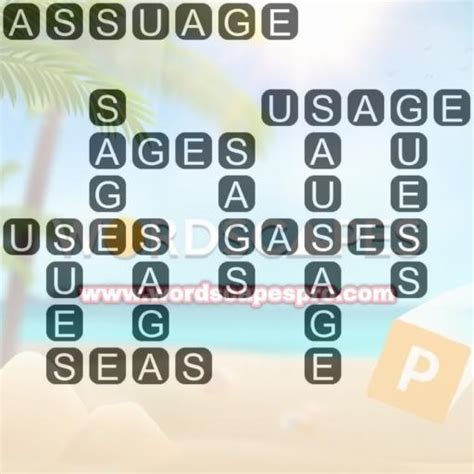 Wordscapes Aqua Level 9153 Answers .